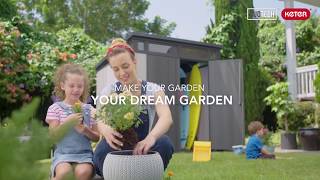 Make Your Dream Garden | Duotech | Sheds | Keter