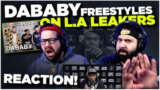 DESTROYS THIS!! DaBaby Freestyles on L.A. Leakers Freestyle | JK BROS REACTION!!
