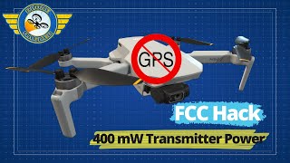 DJI Mini 2 in FCC mode, Atti mode and no LED | Hacked drone