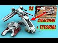 2x Republic Fighter Tank + DropShip 75342 ALTERNATE BUILD! | LEGO Star Wars 2022 TX-130 MOC Tutorial