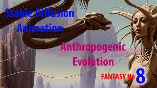 Anthropogenic Evolution. AI Animation. Stable Diffusion. Fantasy No.8. Антропогенная Эволюция. Мульт