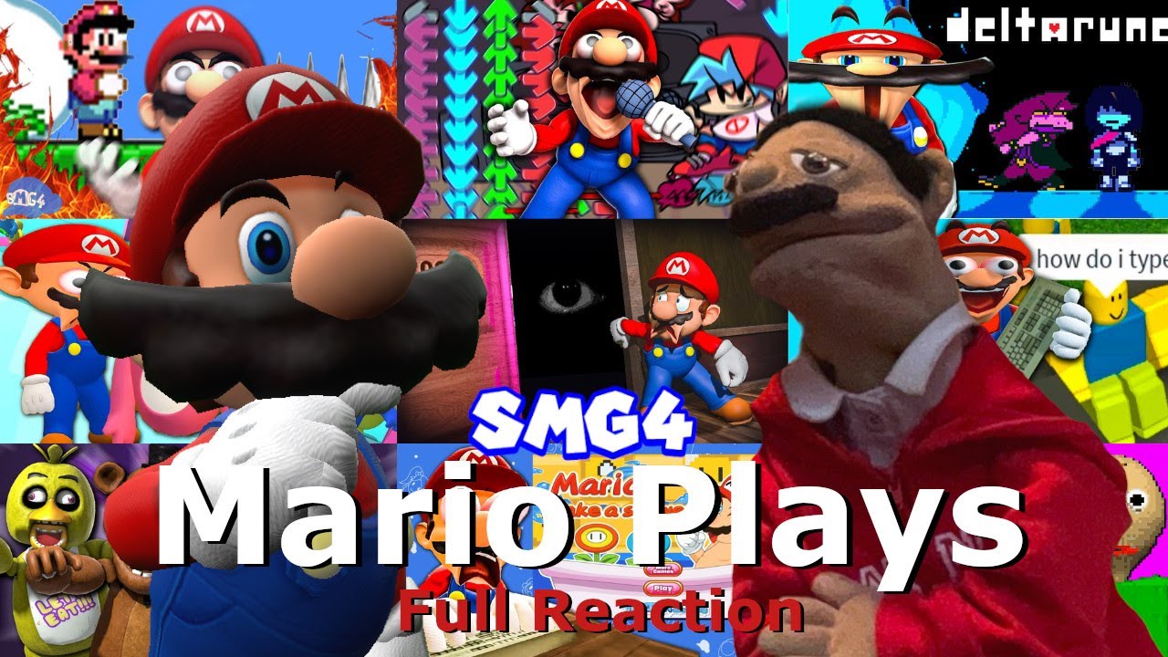 Smg4 Mario Plays Full Reaction Youtube
