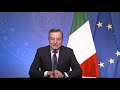 il presidente draghi interviene al summit b20