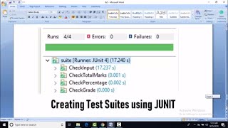 Creating Test Suites using JUnit ! Test suite in software testing example code