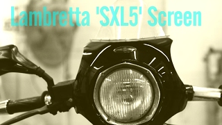 SLUK | Lambretta SXL5 screen exclusively from ScooterLab.UK