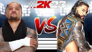 WWE 2K23 SOLO SIKOA VS. ROMAN REIGNS FOR THE WWE UNIVERSAL CHAMPIONSHIP!