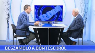 Beszámoló a döntésekről