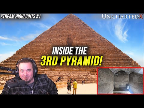 Going inside the 3rd pyramid! Around the Giza Plateau! Stream Highlights #1 #egypt #ancient #pyramid