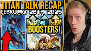 Tier 5 Ports, Non-God Additions, Boosters \u0026 More! - Titan Talk Recap