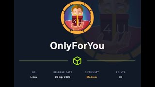OnlyForYou - Linux Machine (HackTheBox) - chisel,localhost,brute force,python executive