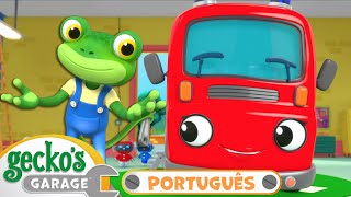 Diversão com o Caminhão dos Bombeiros! | 2 HORAS DE GECKO BRASIL! | Desenhos Animados em Português