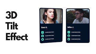How To Create 3D Tilt Effect For Your Website Using Vanilla Tilt
