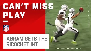 Johnathan Abram's Madden-Style Deflection INT