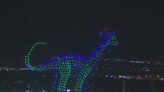 Seeing drones over downtown? Denver previews holiday show planned for 40 nights