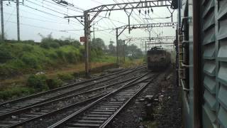 Onboard 12859 Gitanjali Express - Dog performs Aamir khan stunt in front of KYN Bankers