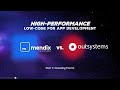 High-Performance Low-Code App Development - Mendix vs. OutSystems, Part 1