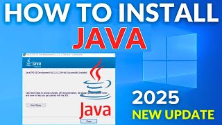 How to Install Java on Windows 10/11 [ 2025 Update ]