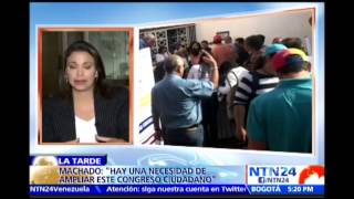 “El régimen de Maduro está en su mayor debilidad y la ingobernabilidad es total”: María Machado