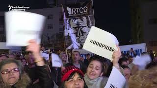 Montenegrin Protesters Urge Top Officials To Resign