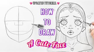 How To Draw a Cute Face (updated) - Beginner friendly art tutorial