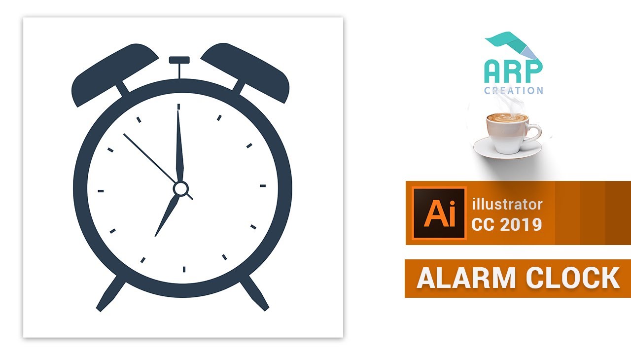 How To Create An Alarm Clock In Illustrator Illustrator Tutorial