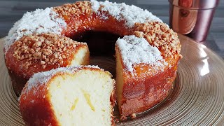 la fai in 5 MINUTI, CIAMBELLA SOFFICE ALL'ARANCIA, ricetta facilissima 😋😍