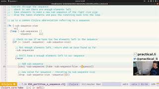 Practicalli Clojure 34 - 4Clojure challenges 54 and 55