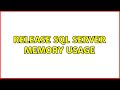 Release SQL Server Memory usage (2 Solutions!!)