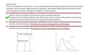 2020 VCE Chemistry Equilibrium and rate of reaction