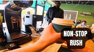 POV: Busy Coffee Shop Shift on La Marzocco Linea PB ABR ☕ Non-Stop Orders