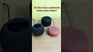 Google Assistant vs Alexa vs Siri | How do they respond about other voice assistants | #Shorts