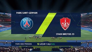 FIFA 22 | Paris Saint-Germain vs Brest - Parc des Princes | 10/09/2022/ | Gameplay