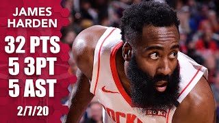 James Harden goes off for 32 points in Rockets vs. Suns | 2019-20 NBA Highlights
