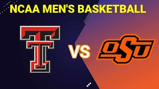 Texas Tech Red Raiders vs Oklahoma State Cowboys | 2025 NCAA Men's Basketball Live Score