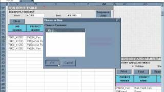 RMX Scheduling Job Planning