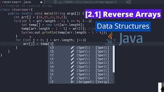 [2.1] Reverse Array in Java