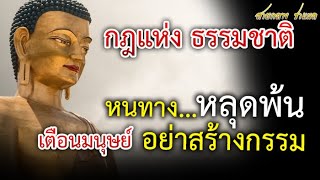 กฎแห่งธรรมชาติ ทางหลุดพ้น เตือน มนุษย์ หยุดสร้างกรรม