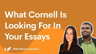 What Cornell is Looking for in Your Essays