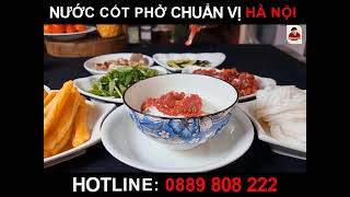 Nước cốt phở hà nội xưa
