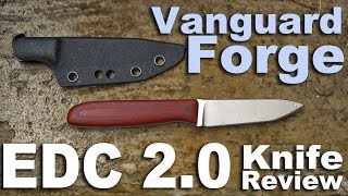 The Vanguard Forge EDC 2.0 Custom Knife Review.  A Gentleman’s Compact Fixed Blade.