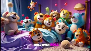 Ten in the Bed Song | Kids Songs \u0026 Nursery Rhymes🐻🐰