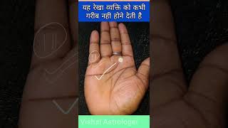 यह रेखा व्यक्ति को कभी गरीब नही होने देती है #palmistry #analysis #viral #hastrekha #shorts