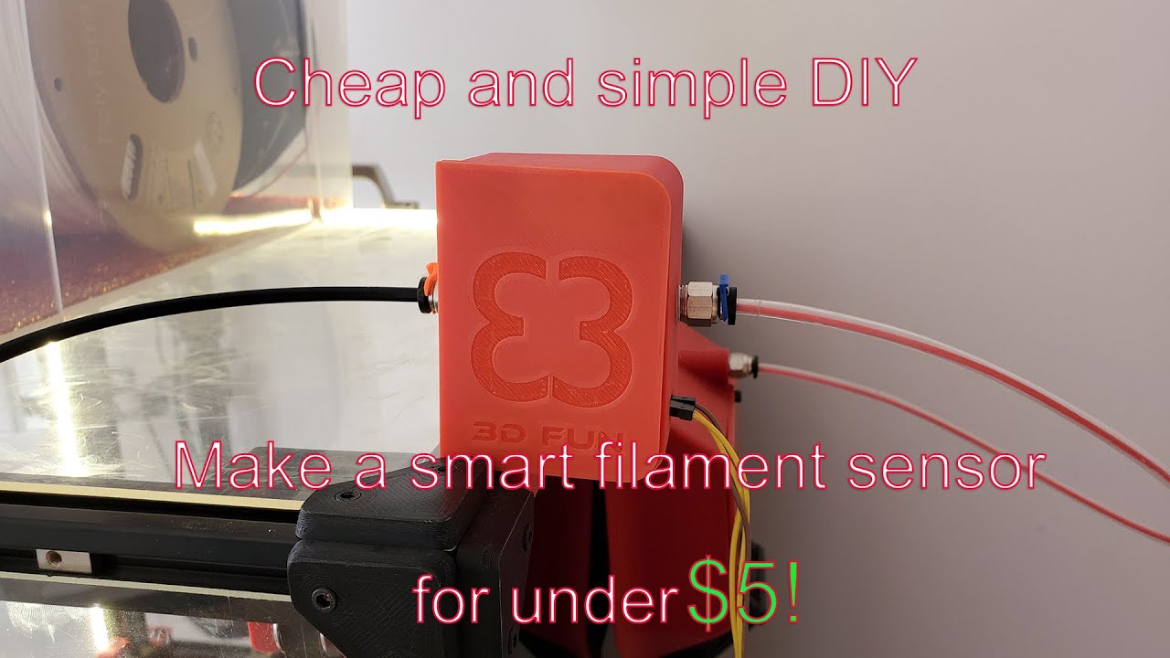 DIY Smart Filament Sensor Which Detect Run Out And Jams Of Filament For ...