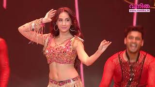 Dancing Queen NORA FATEHI glamorous Performance @ Vanitha Film Awards 2020 Part 26