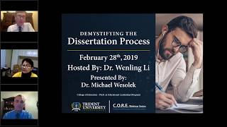 Demystifying the Dissertation Process (2019)