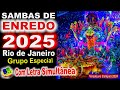 CD Samba de Enredo 2025 Rio de Janeiro  [OFICIAL] Grupo Especial Com Letra Simultânea