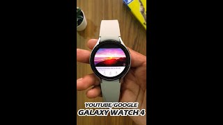 Watch Youtube videos on Galaxy watch 4 smartwatch