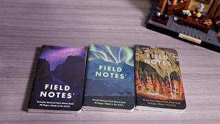 Field Notes National Parks Packs A, D, and E Unboxing