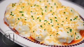 Insuperables huevos rellenos de atún | Las recetas de mi madre