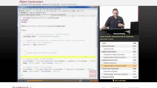PHP with MySQL - Object Constructors